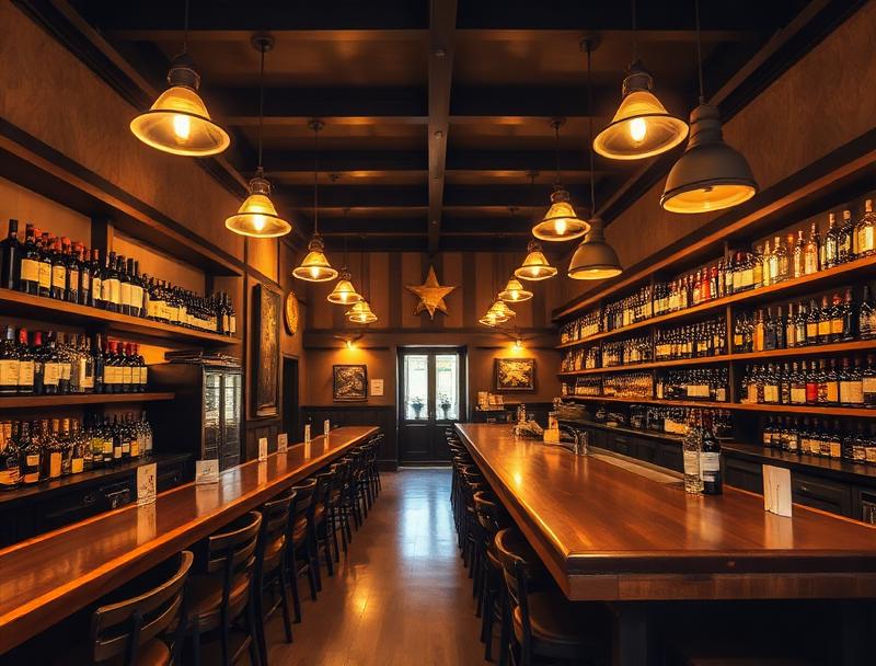 Salón principal con barra